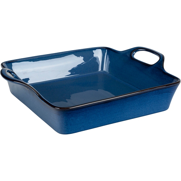 Casserole Ridged Square Blue –