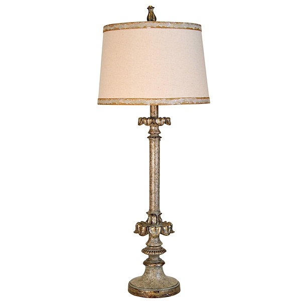 Ornate Champagne Candlestick Buffet Lamp Kirklands Home