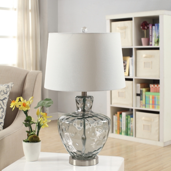 glass jug table lamp