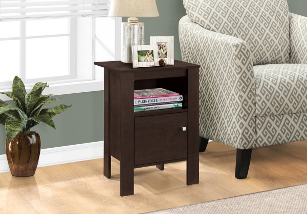 Cappuccino Night Stand with Storage Kirklands Home
