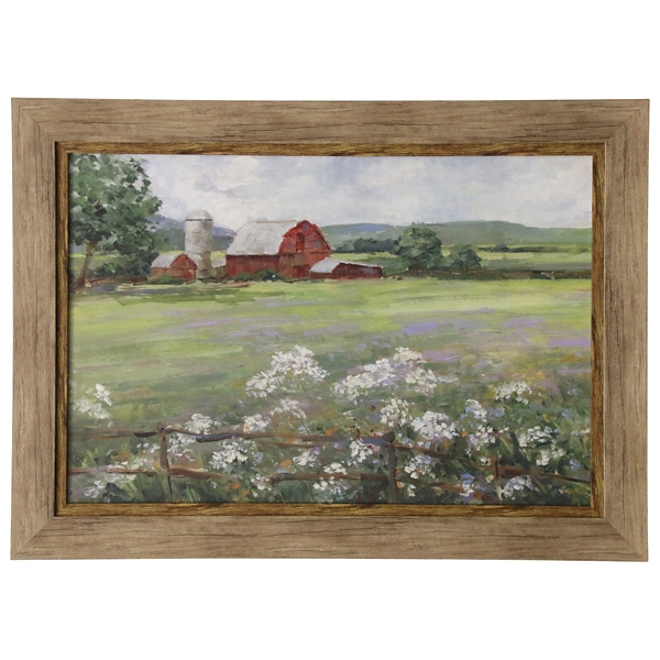 Red Barn Hand Painted Frame Home & Hobby Frames lifepharmafze.com