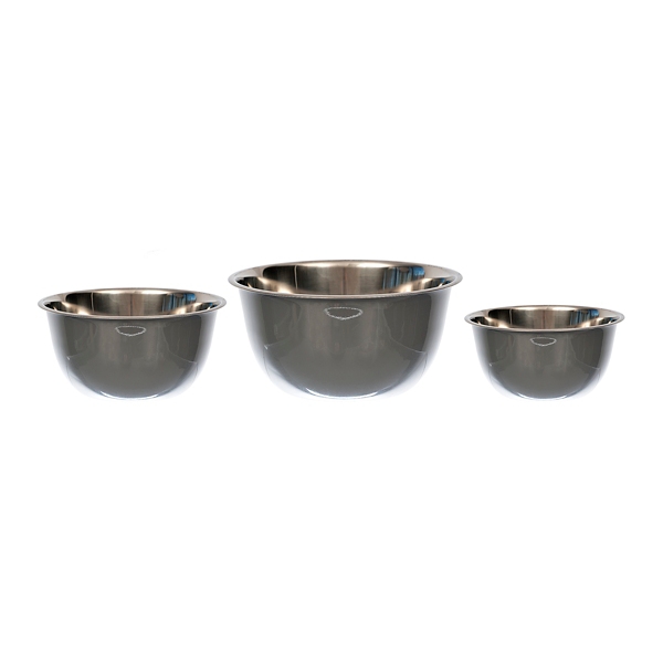 Matte Gray Stainless Steel Mixing Bowls, Set of 3 Kirklands Home