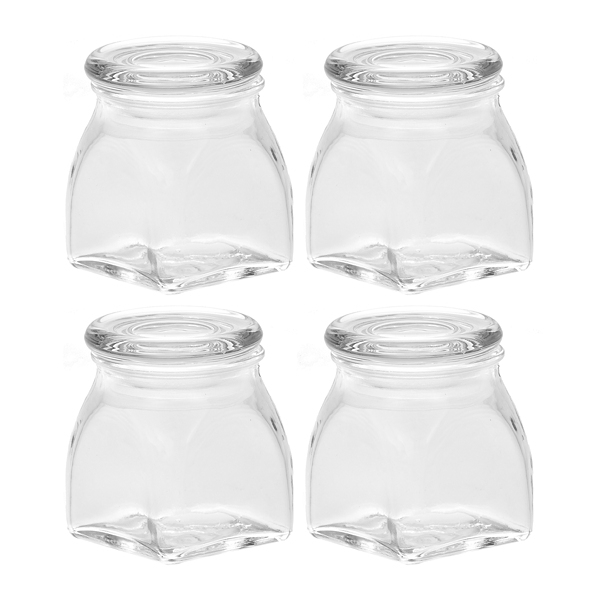 decorative spice jars glass