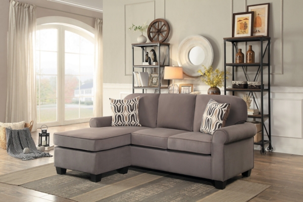 Taupe Reversible Sectional Sofa Kirklands