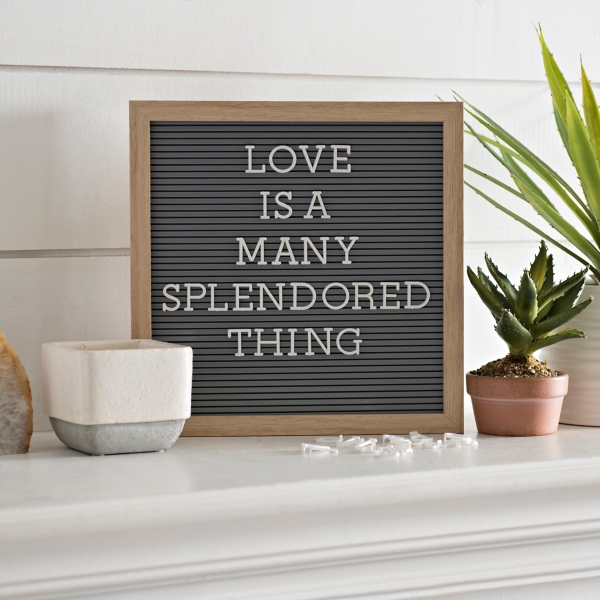 Gray Letter Peg Message Board Kirklands Home