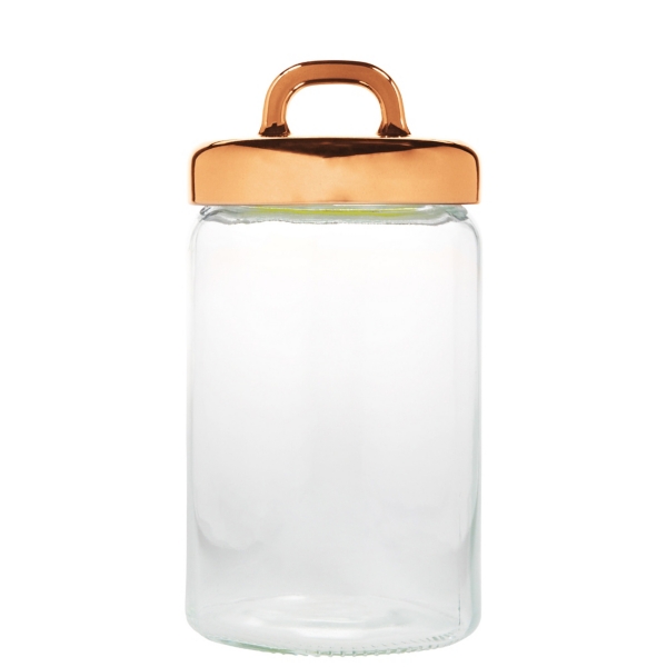 Copper Loop Glass Canister, 54 oz. Kirklands Home