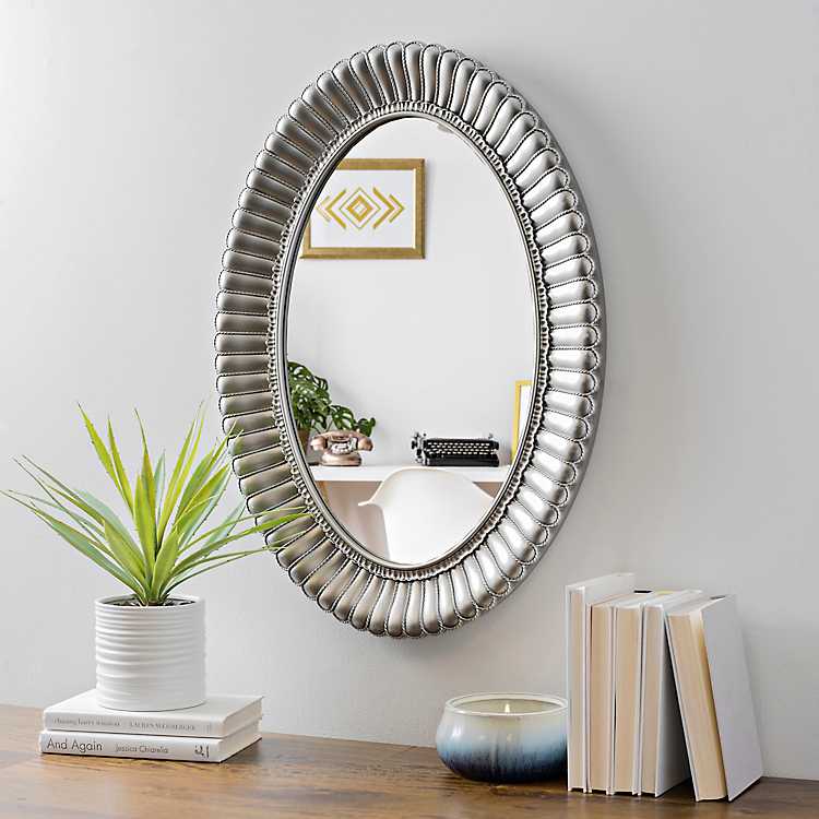 oval wall mirrors for bathroom