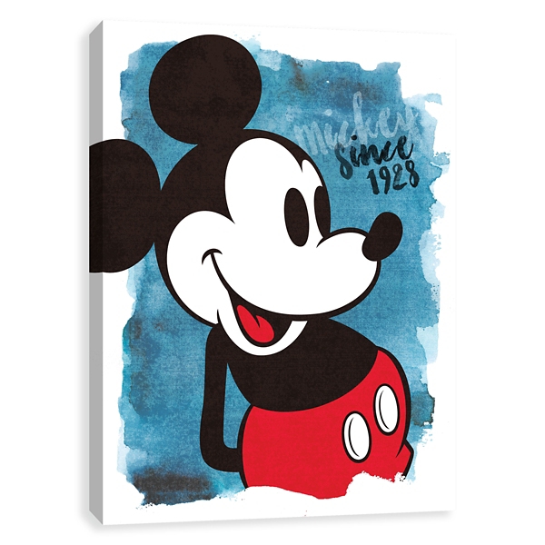 Mickey Mouse Louis Vuitton Canvas Art Print, Christmas Decor - Allsoymade