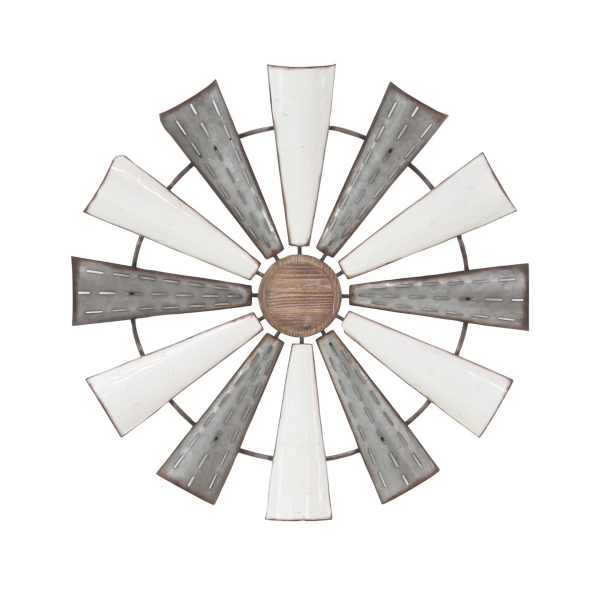Rustic Metal Windmill Wall Plaque Kirklands Home