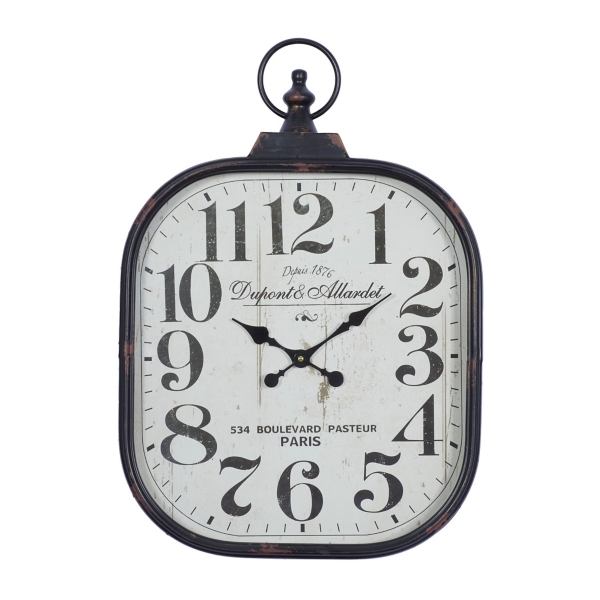 Brady Rustic Metal Wall Clock Kirklands Home