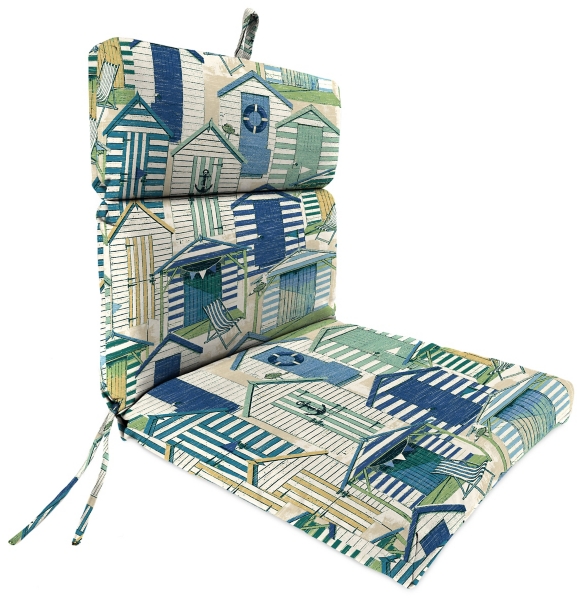 Pool Beach Huts Outdoor Dining Chair Cushion Kirklands