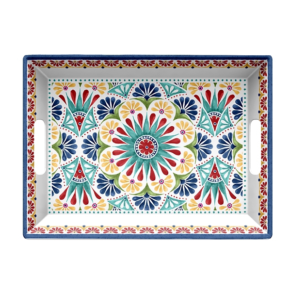 Rio Medallion Melamine Serving Tray Kirklands Home