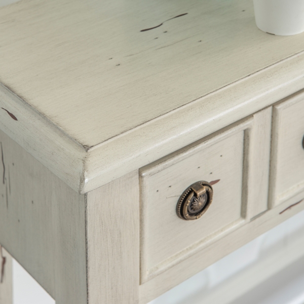 Paloma Cream 4-Drawer Console Table