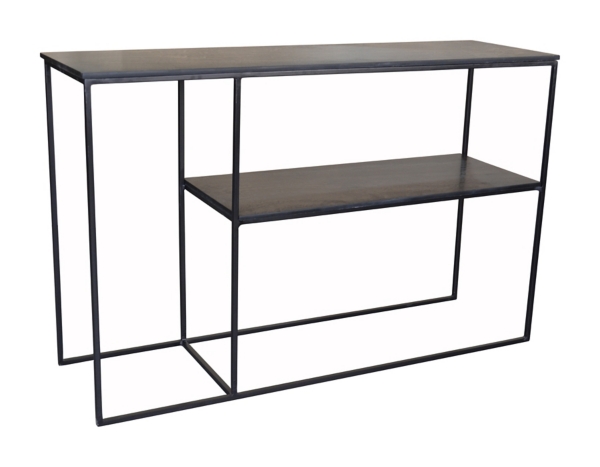 Brennan Slate And Metal Console Table Kirklands