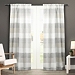 Gray Becky Curtain Panel Set, 108 in.