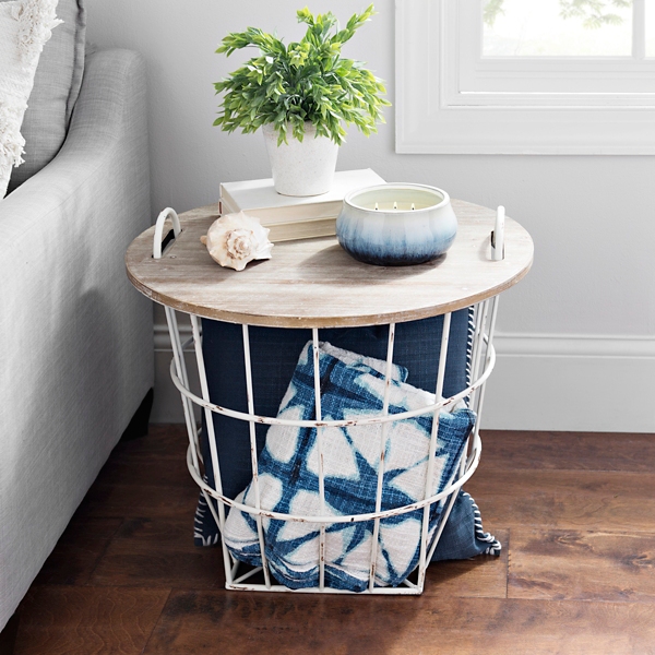 wire basket side table target