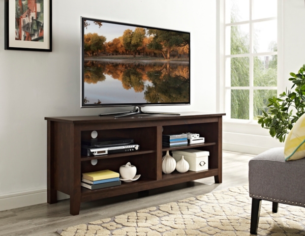 Brown Wood TV Stand, 58 in. Kirklands Home