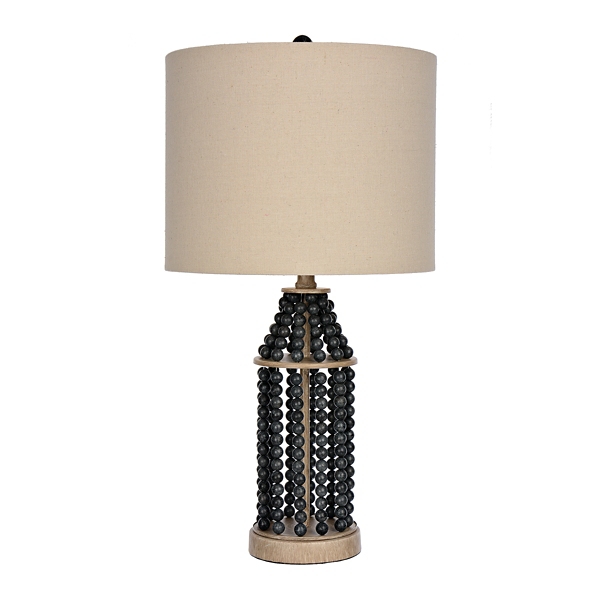 beaded table lamp