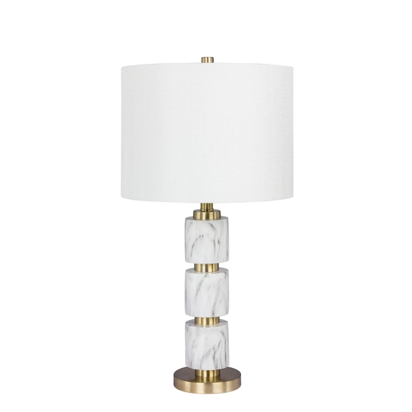 Stacked Faux Marble Table Lamp | Kirklands