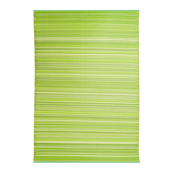 Havana Green Striped Outdoor Rug Kirklands Home