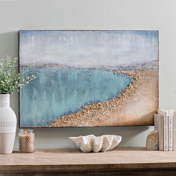 Shoreline Sparkle Canvas Art Print Kirklands