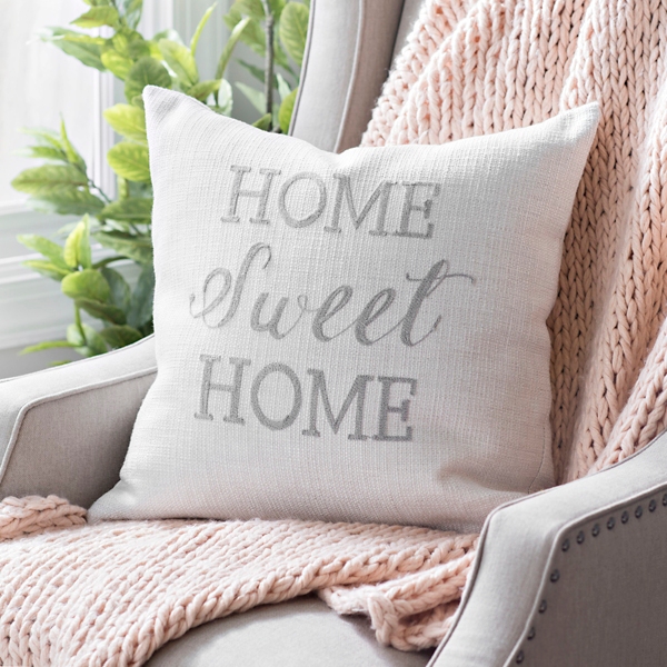 home sweet home throw pillow