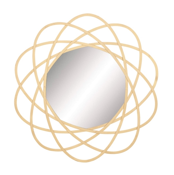Matted Gold Orbit Metal Wall Mirror Kirklands Home