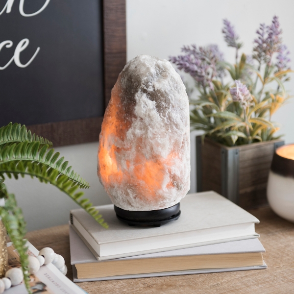 Grey himalayan on sale salt lamp