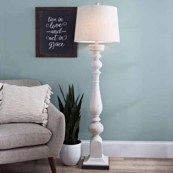 Kirklands floor lamp on sale with shelves