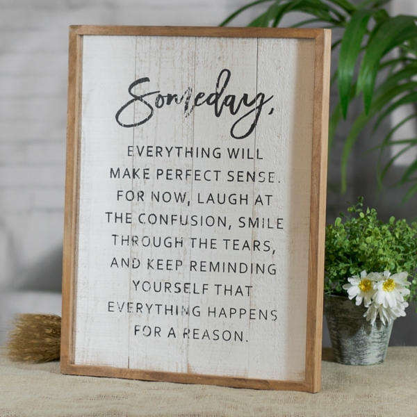 Someday Wood Wall Plaque | Kirklands Home