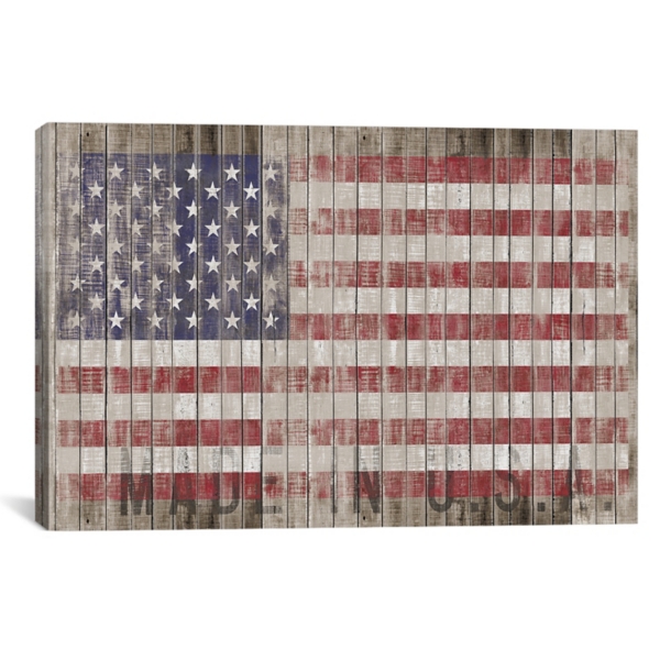 American Flag Canvas Art Print | Kirklands Home