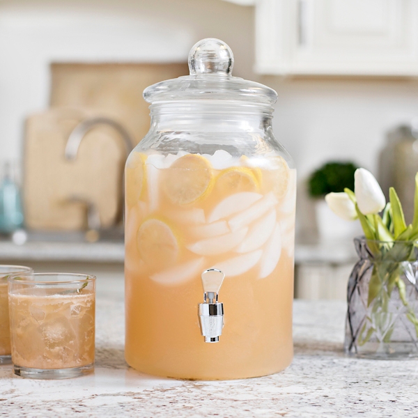Glass Lid Beverage Dispenser Kirklands Home