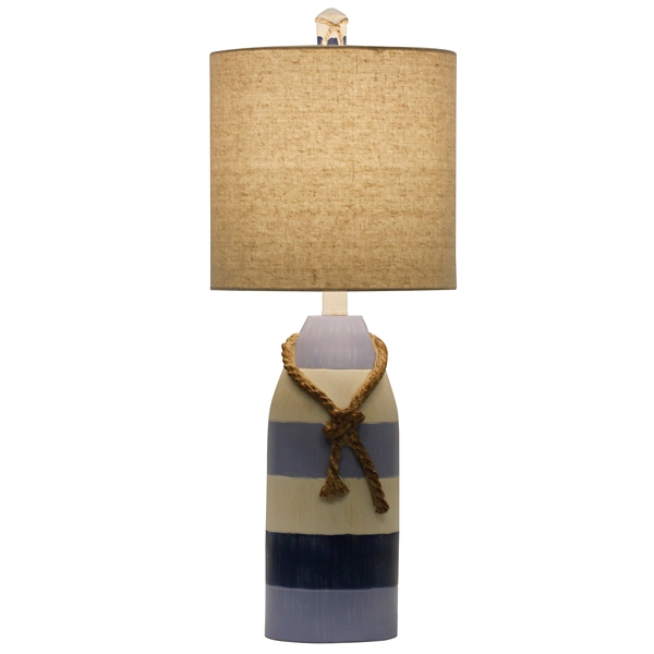 Anna Maria Blue Stripe Table Lamp