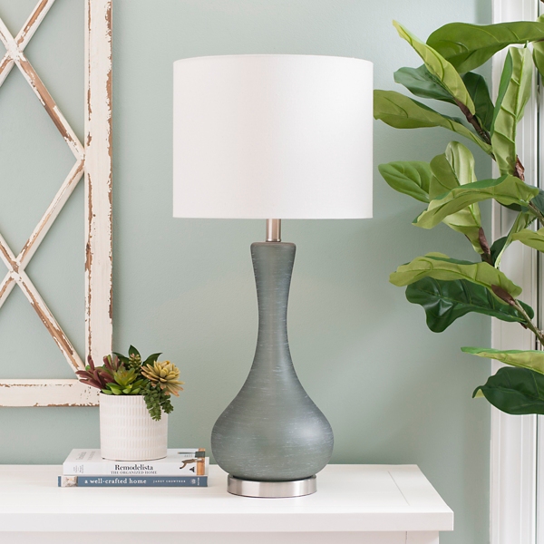 Blue Rowena Glass Table Lamp Kirklands Home