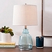 Paisley Blue Glass Table Lamp
