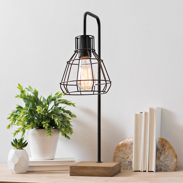 vertraging Leerling Gewend aan David Metal Shade Edison Task Lamp | Kirklands Home