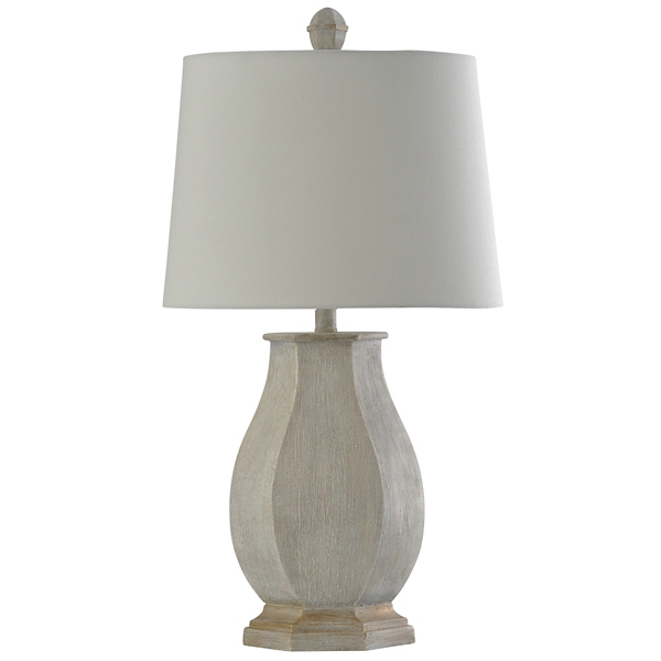 Ivory Wirebrushed Oval Table Lamp Kirklands Home