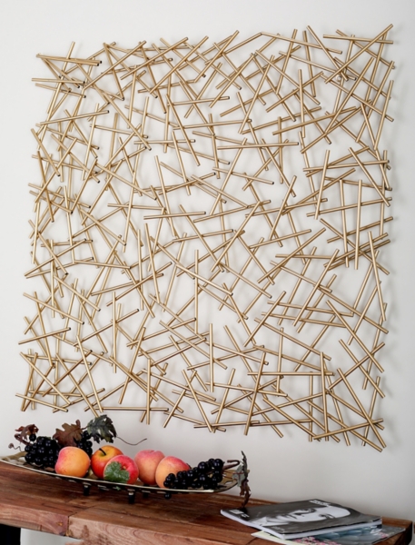 Gold Sticks Metal Wall Plaque Kirklands Home
