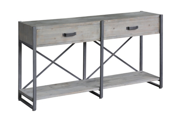 Featured image of post Black Metal Console Table With Drawers / Nowadays, console tables tend to be made out of timber, composite materials, metals, glass or synthetic materials, with many being freestanding.