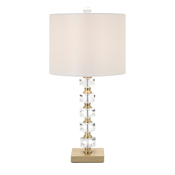 glass gold table lamp