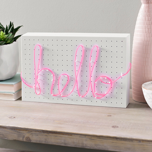 DIY Neon Light Boards Kirklands Home