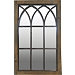 Grandview Arched Windowpane Mirror, 24x37.5 in.
