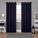 Oxford Navy Thermal Curtain Panel Set, 108 in.