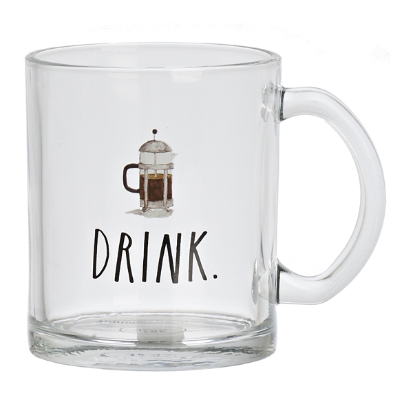 Rae Dunn Drink Glass Mug Kirklands Home
