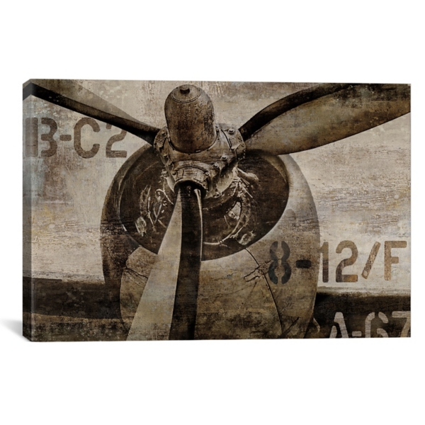 Vintage Propeller Canvas Art Print Kirklands