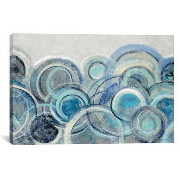 Blue And Gray Variation Canvas Art Print Kirklands