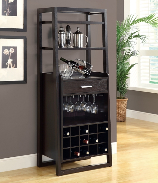 Ladder Style Cappuccino Bar Storage Cabinet Kirklands