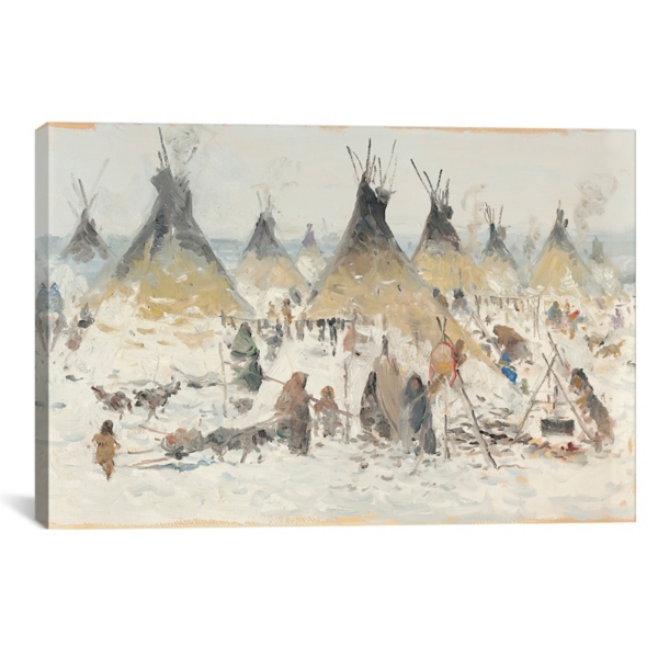 Winter Homestead Canvas Art Print Kirklands Home