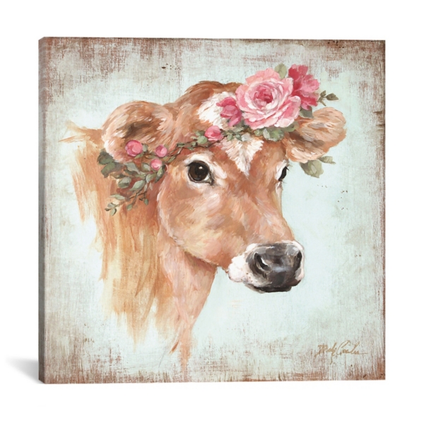 Rosie Cow Canvas Art Print Kirklands