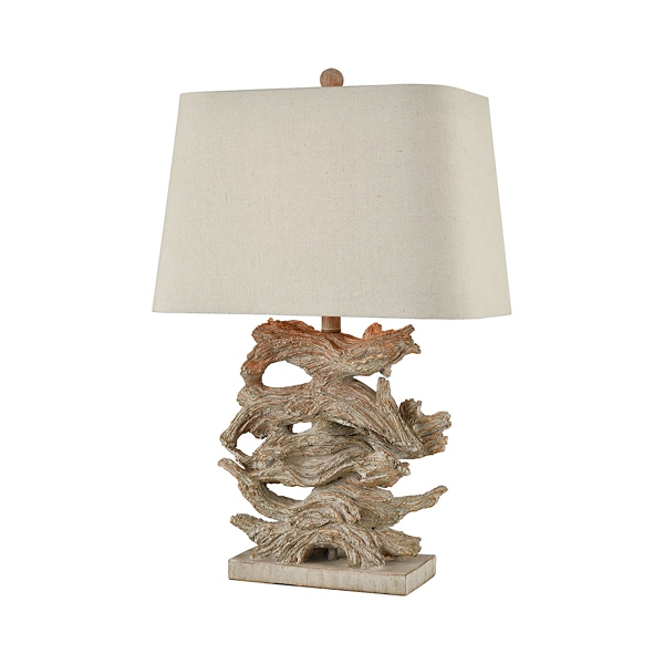driftwood bedside lamps